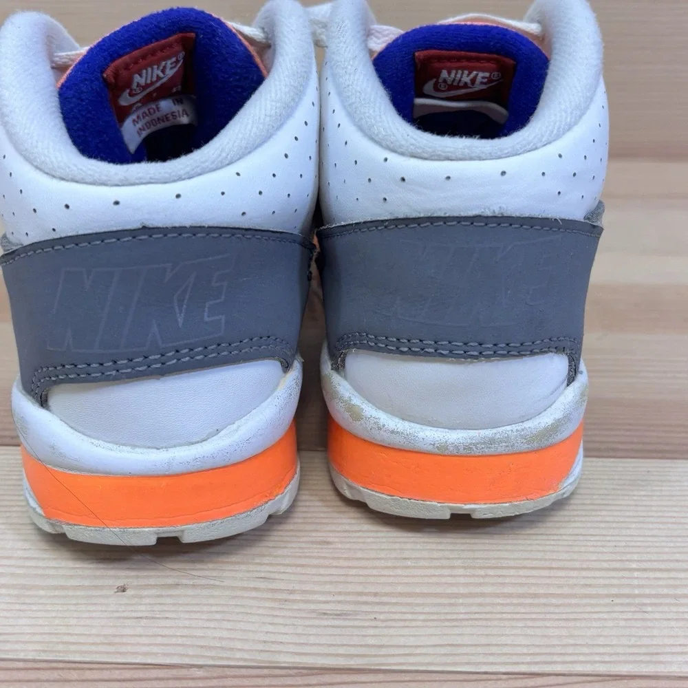Nike Air Trainer SC High Kids White Orange Concord DV2353-100 Sz 1Y Bo Jackson